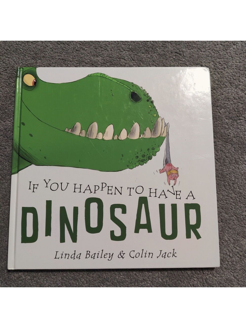 If You Happen to Have a Dinosaur by Linda Bailey Hardcover Picture Book Tundra